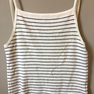 Brandy Melville black and white striped tank